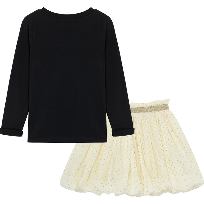 Angel Skirt Set, Black - Mixed Apparel Set - 2