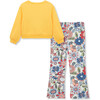 Butterfly Garden Pant Set, Yellow - Mixed Apparel Set - 2