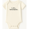 Little Brother Organic Cotton Short Sleeve Baby Bodysuit - Onesies - 1 - thumbnail