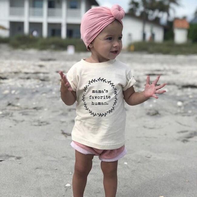Mamas Favorite Human Organic Cotton Kids Tee Short Sleeve - T-Shirts - 4