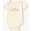 Little Brother Clay Organic Cotton Baby Bodysuit Short Sleeve - Onesies - 1 - thumbnail