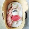 Love Bug Organic Cotton Baby Bodysuit Short Sleeve - Onesies - 6