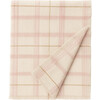 Handloom Kid Bed Thrwo Tartan Rose - Blankets - 1 - thumbnail