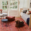 Handloom Pouf Mapple Red - Ottomans - 5