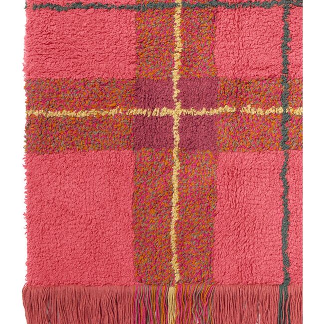 Washable Rug Tartan Vintage Red - Rugs - 6