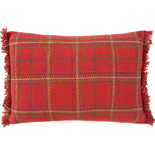 Handloom Cushion Mapple Red