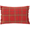 Handloom Cushion Mapple Red - Decorative Pillows - 1 - thumbnail