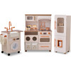 Teamson Kids Little Chef Savannah Wooden Play Kitchen with 21 Accessories, White - Play Kitchens - 1 - thumbnail