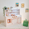 Teamson Kids Little Chef St. Louis Wooden Play Kitchen with 15 Accessories, Black - Play Kitchens - 7