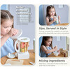 Teamson Kids Little Chef Santa Barbara Wooden Healthy Dessert Set with 27 Accessories, White - Play Food - 3