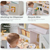 Teamson Kids Little Chef Savannah 3-Pcs Wooden Play Kitchen with 21 Accessories, Green - Play Kitchens - 6
