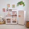 Teamson Kids Little Chef Normandy Wooden Play Kitchen with 14 Accessories, White - Play Kitchens - 2