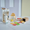 Teamson Kids Little Chef Santa Barbara Wooden Healthy Breakfast to Go with 27 Accessories - Play Food - 2