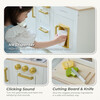 Teamson Kids Little Chef Hampton Wooden Play Kitchen with 17 Accessories, White - Play Kitchens - 3