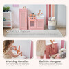 Teamson Kids Little Chef Chester Wooden Play Kitchen with 12 Accessories, Peach - Play Kitchens - 3