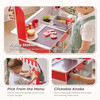 Teamson Kids Flip & Fry Wooden Burger Shop with 29 Pcs Accessories - Play Kitchens - 3