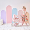 Olivia's Little World Confetti Doll Classic Stroller with Removable Bassinet - Doll Accessories - 2