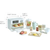 Teamson Kids Little Chef Santa Barbara Wooden Healthy Breakfast to Go with 27 Accessories - Play Food - 4