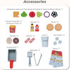 Teamson Kids Flip & Fry Wooden Burger Shop with 29 Pcs Accessories - Play Kitchens - 6