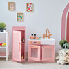 Teamson Kids Little Chef Chester Wooden Play Kitchen with 12 Accessories, Peach - Play Kitchens - 7