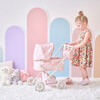 Olivia's Little World Confetti Doll Classic Stroller with Removable Bassinet - Doll Accessories - 5