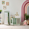Teamson Kids Little Chef Chester Wooden Play Kitchen with 12 Accessories, Green - Play Kitchens - 7