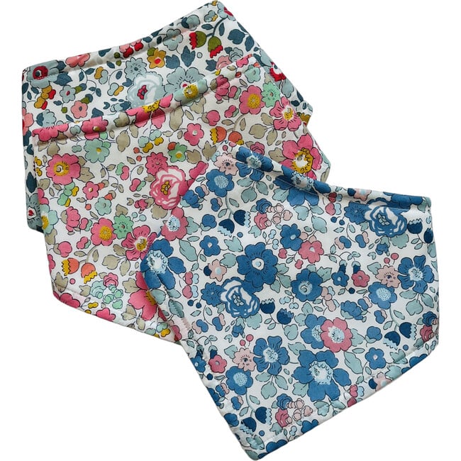 Liberty of London Baby Bandana Bib Pack of 3, Betsy Fabric