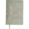 Liberty of London A5 Personalised Velvet Ruled Notebook, Sage - Other Accessories - 1 - thumbnail