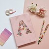 Liberty of London A5 Personalised Velvet Ruled Notebook, Pink - Other Accessories - 2