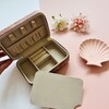 Liberty of London Personalised Velvet Travel Jewellery Case, Blush - Jewelry Boxes - 2