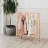 Belle Handcrafted Rattan Kids Clothing Rack, Montessori - Storage - 3