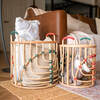 Iris Handcrafted Rattan Storage Baskets, Set of 2 - Storage Baskets - 3