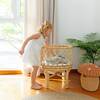 Olivia Handcrafted Rattan Doll Bassinet with Toy Mattress - Doll Accessories - 3
