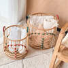 Iris Handcrafted Rattan Storage Baskets, Set of 2 - Storage Baskets - 4