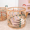 Iris Handcrafted Rattan Storage Baskets, Set of 2 - Storage Baskets - 5