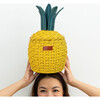 Pineapple Handcrafted Rattan Decor Basket - Small, Yellow - Storage Baskets - 2