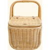Aurelie Picnic Basket Handcrafted Rattan with vegan leather details - Storage Baskets - 7