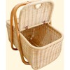 Aurelie Picnic Basket Handcrafted Rattan with vegan leather details - Storage Baskets - 9