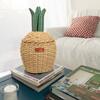 Pineapple Handcrafted Rattan Decor Basket - Small, Natural - Storage Baskets - 4