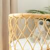 Olivia Handcrafted Rattan Doll Bassinet with Toy Mattress - Doll Accessories - 7