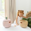 Apple Handcrafted Rattan Decor Basket - Small, Natural - Storage Baskets - 6