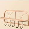 Eleanor Handcrafted Rattan Hanging Wall Shelf - Wall Décor - 6