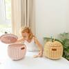 Apple Handcrafted Rattan Decor Basket - Small, Natural - Storage Baskets - 7