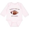 Football With Daddy Long Sleeve Bodysuit, Ballet - Onesies - 1 - thumbnail