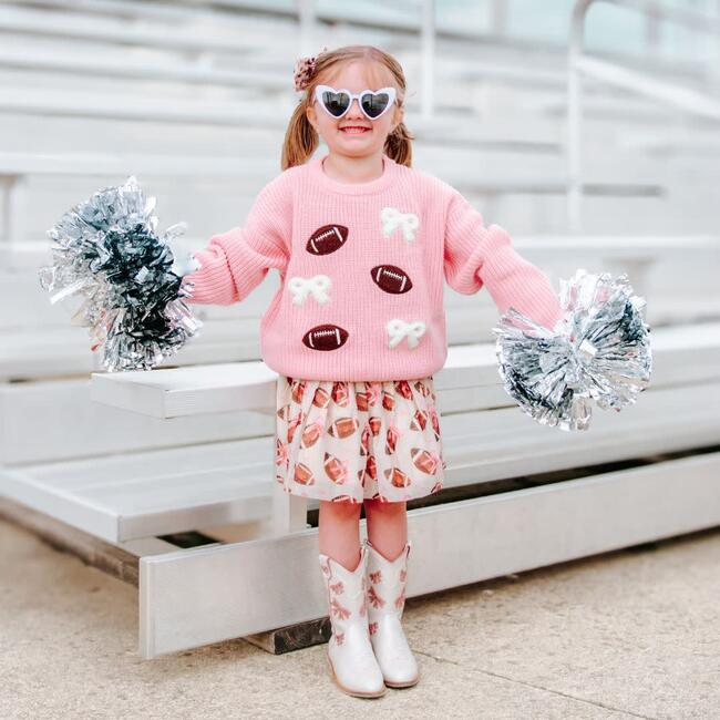 Football Cutie Tutu, Ivory - Tutus - 5