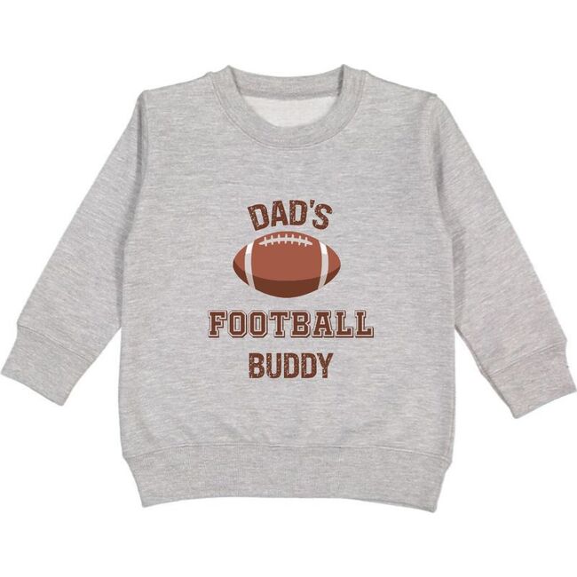 Dad's Football Buddy Sweatshirt, Grey