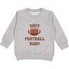 Dad's Football Buddy Sweatshirt, Grey - Sweatshirts - 1 - thumbnail