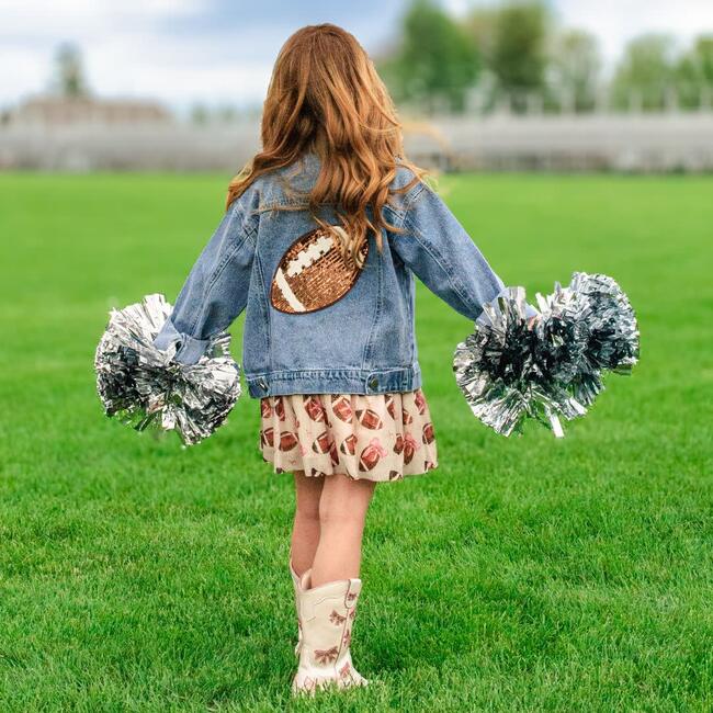 Football Cutie Tutu, Ivory - Tutus - 6