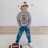 Dad's Football Buddy Sweatshirt, Grey - Sweatshirts - 2