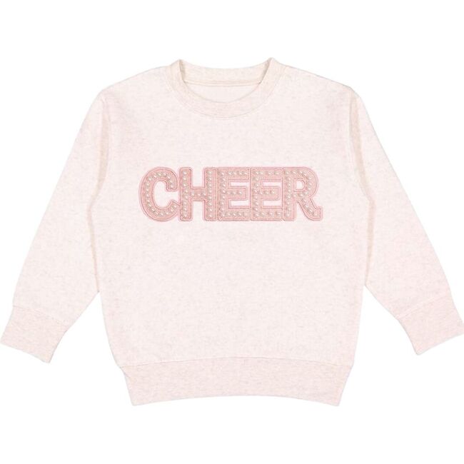 Cheer Pearl Patch Sweatshirt, Natural